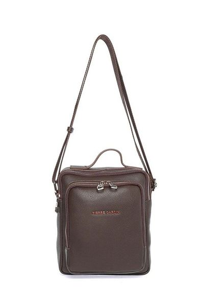 Pierre Cardin Καφέ Unisex Messenger Τσάντα 01τμχ 001173 -γ