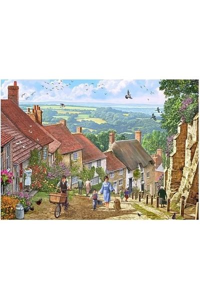 KESKİN COLOR 1000 Piece Small Town Puzzle - 260714 -99