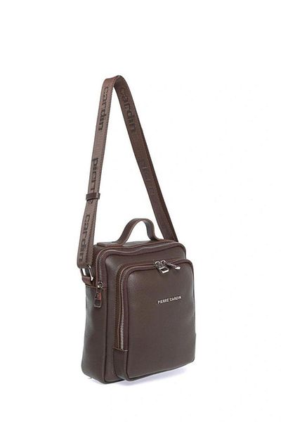 Pierre Cardin Καφέ Unisex Messenger Τσάντα 01τμχ 001173 -γ