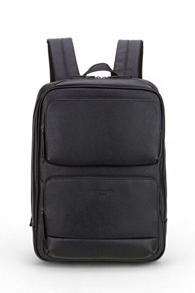 Pierre Cardin حقيبة ظهر رجالية سوداء 01PC00106