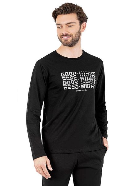 Pierre Cardin 6062 Ανδρικό Σετ Πιτζάμες με μακρυμάνικο λαιμόκοψη