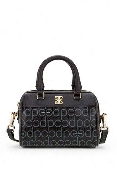 Pierre Cardin Monogram Black Women's Handbag 05PC24Y539-PMN