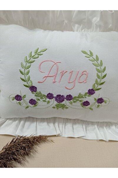 MODA NAKIŞLI BEBEK TAKI YASTIĞI KİŞİYE ÖZEL İSİM HARF SEÇENEĞİ