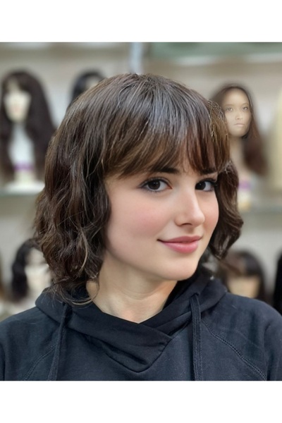 İsmet peruk gerçek insan saçı peruk