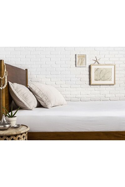 MEŞELİ TEKSTİL 100% Cotton Double or Single Elastic Hotel Bed Sheet Set 1 Sheet 2 Pillowcases | Durable