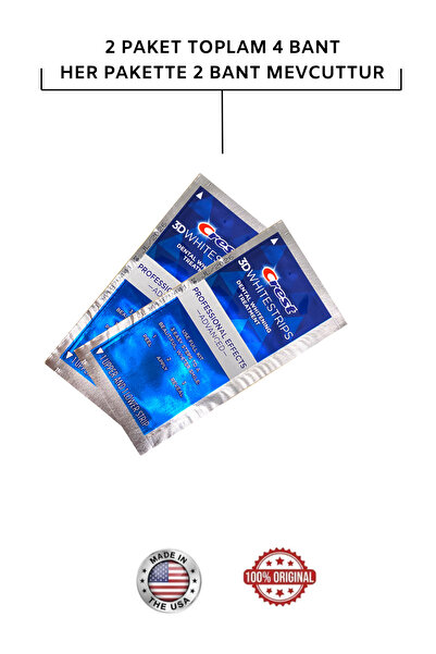 CREST 3d Whitestrips Professional Effects Advanced (2 Paket / 4 Bant)