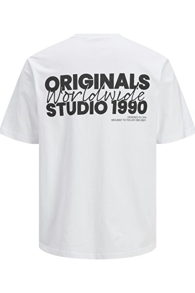 Jack & Jones JORVESTERBRO ΠΙΣΩ TEE SS CREW NECK P.ΛΕΥΚΟ