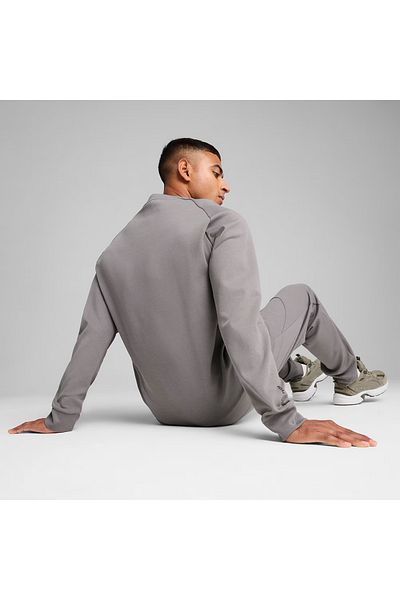 Puma Ανδρικό γκρι μπλουζάκι προπόνησης Pumatech Crew 68459979