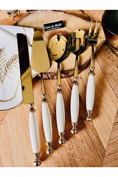 CASA DE BELLA Gold 5 Parça Avangard Servis Seti