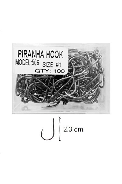 BALZA Piranha 506 Çapraz Delikli İğne No:1 (100 lü Paket)