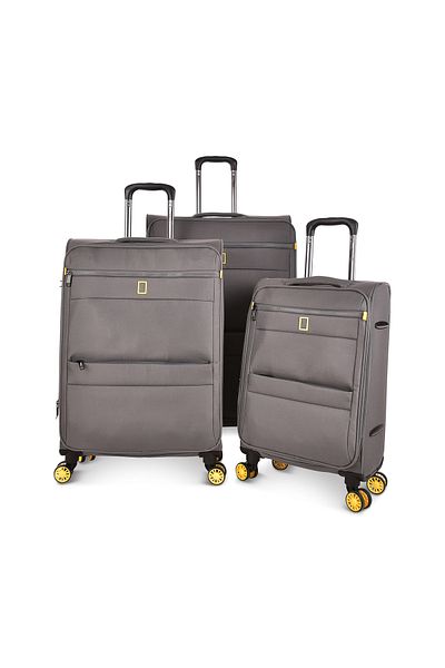 NATIONAL GEOGRAPHIC Passage Travel Bag 3Pcs Luggage Set Soft Trolley N154HB-3P