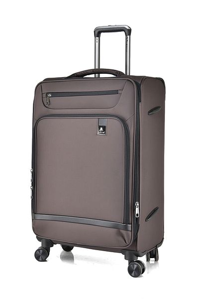 Magellan Edge Travel Bag 3Pcs Luggage Set Soft Trolley with PVC Cover 9257PVC-3P
