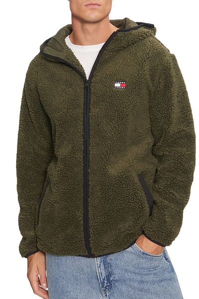Tommy Jeans Herren-Sweatshirt mit Kapuze und Reißverschluss, reguläre Passform, DM0DM19224 M12