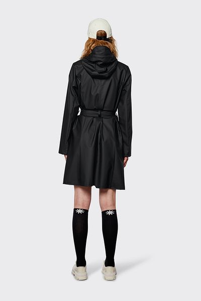 Rains 18130 Modell Kurvce Lange Jacke – W3
