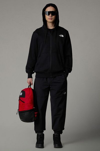 THE NORTH FACE Hanorac negru cu fermoar complet cu glugă pentru bărbați SIMPLE DOME - NF0A89FDJK31