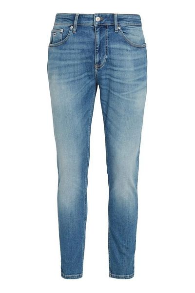 Tommy Jeans Kurzarm-Jeanshose – Herren, 5 Geldbörsenkleidung, Logo, Reißverschluss und Druckknopfverschluss