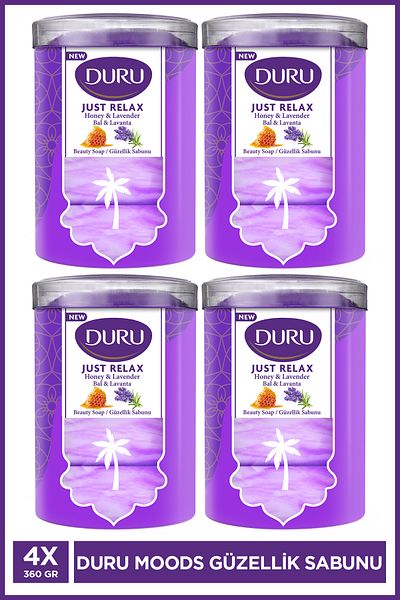 Duru Moods Relax Beauty Soap 16 Pieces 4X360 Gr