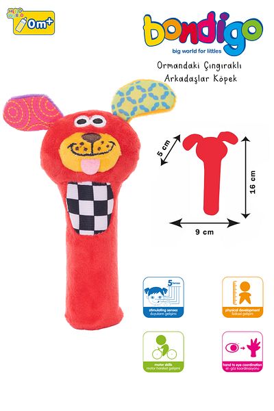 BONDİGO Bp1233 Bondıgo - Friends Dog with Rattles in the Forest