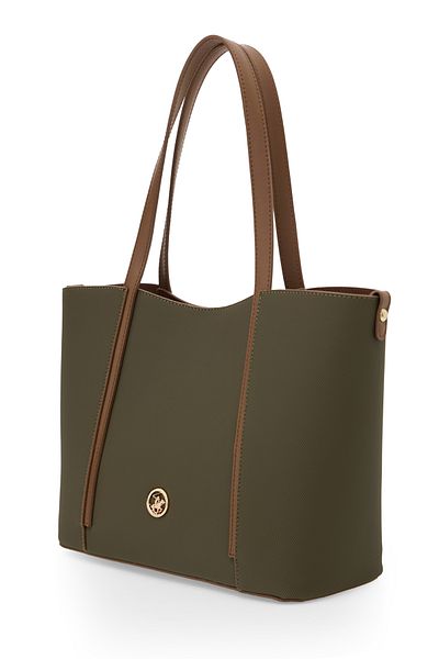 Beverly Hills Polo Club Khaki Women's Shoulder Bag 05Bhpc8050
