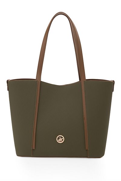 Beverly Hills Polo Club Khaki Women's Shoulder Bag 05Bhpc8050