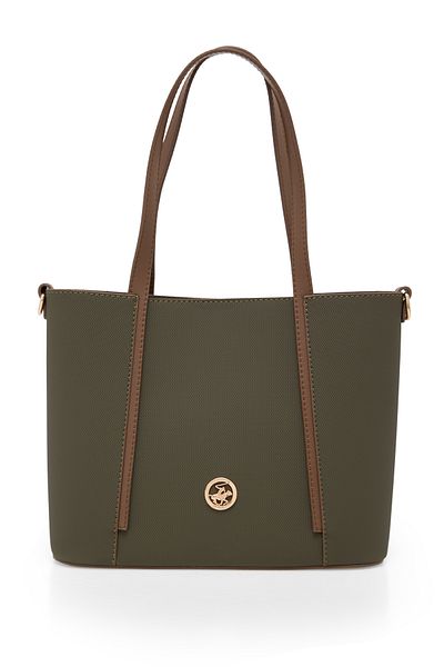 Beverly Hills Polo Club Khaki Women's Shoulder Bag 05Bhpc8052
