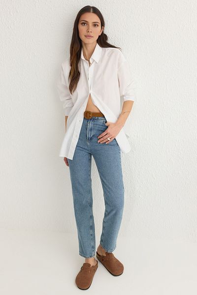 TRENDYOL SHOES Braune flache Sabo-Hausschuhe für Damen TAKSS25TE00001