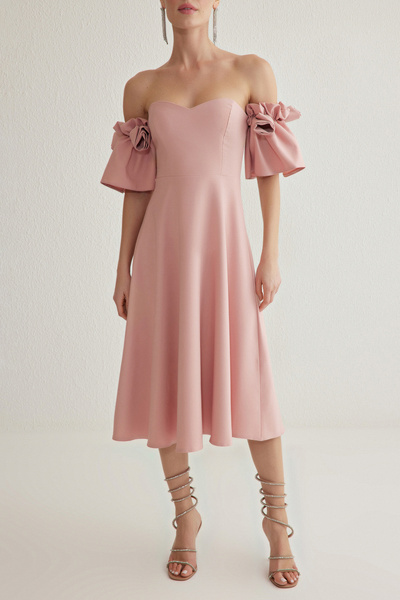 Trendyol Collection Φόρεμα σε πούδρα