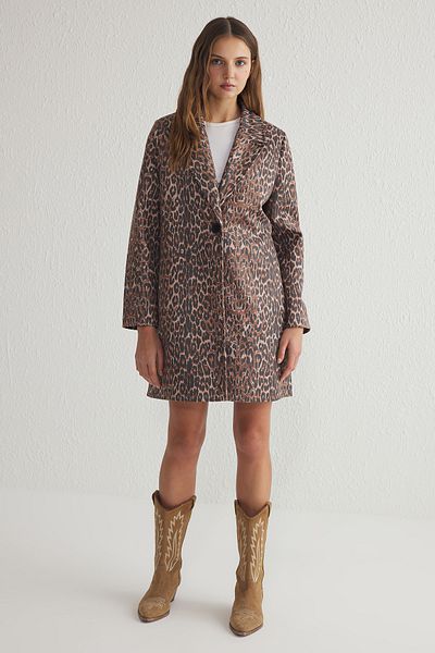 Trendyol Collection Oversize Multicolor Trench Coat - Twoss25Tr00005