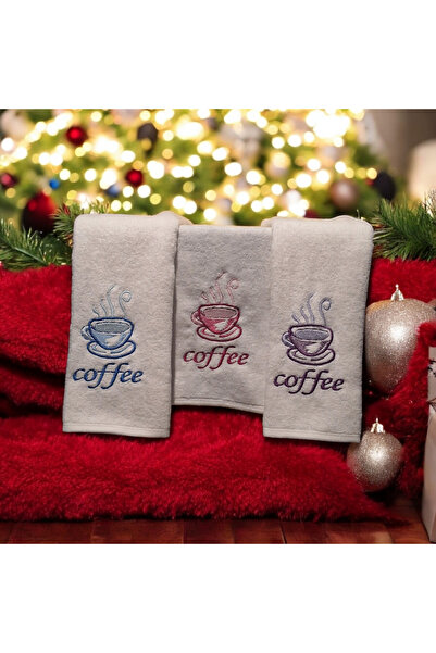 NGR HOME Set of 3 Embroidered 30X50 Kitchen Towels