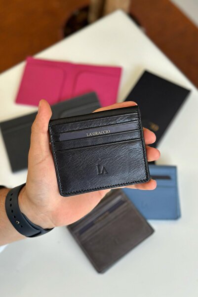 La La'Graccio Paris La'Graccio Paris Unisex Balia Натуральна шкіра Картниця Чорна