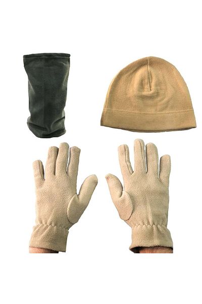 Şimşekoğlu Askeri Malzeme Şimşekoğlu Fleece Beanie Neck Collar Gloves Set