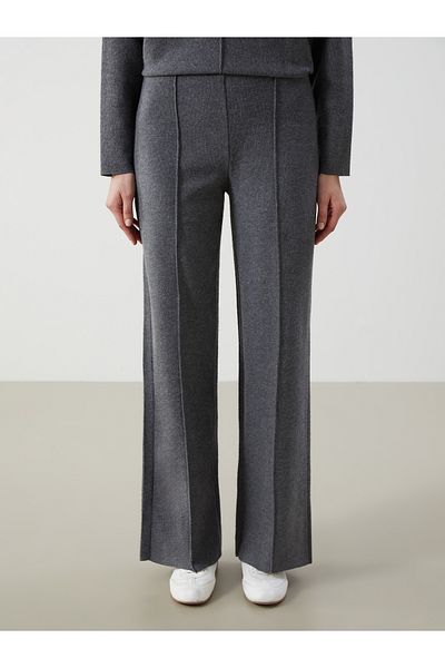 LC Waikiki Women's Knitwear Trousers with Elastic Waist