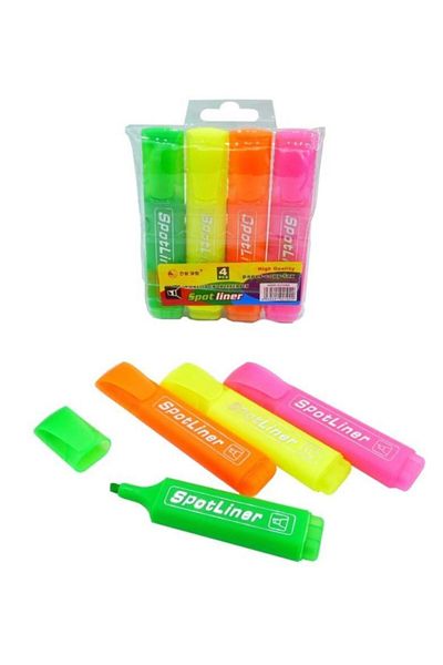 Linea 4 Pack Highlighter Pen