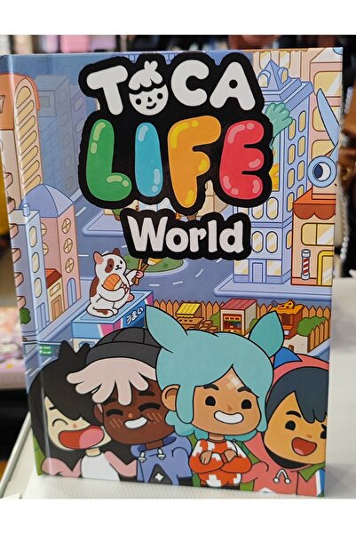 bundle island Agenda Toca life word cu copertă rigidă, caiet cu rigle multifu...