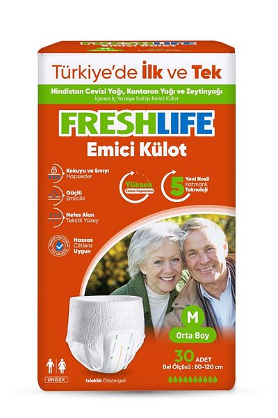 Freshlife Medium Absorbent Panties 30 Pieces