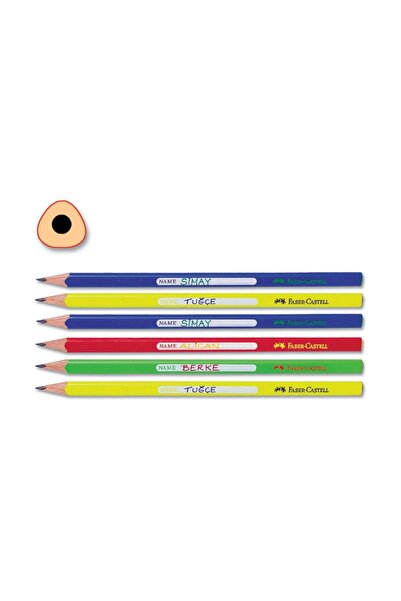 Faber Castell Üçgen Kurşun Kalem 6 Lı Paket