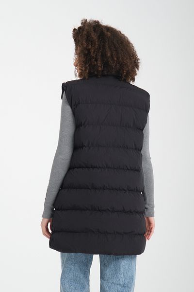 G-FOX Women's Relaxed Fit down Vest - Snap Closure, No Hood, Double Pocket Design 8830
