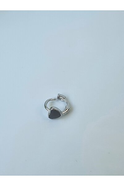kurukafagift Kalp Siyah Tragus Helıx Lobe Piercingi 6 Mm