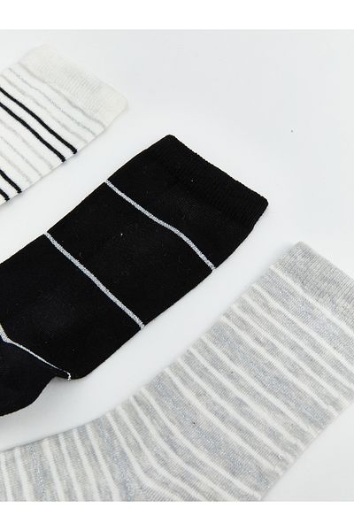 LC Waikiki Gestreifte Damensocken im 5er-Pack