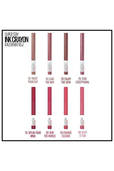 Maybelline New York Kalem Ruj - Sw Superstay Ink Crayon 10 Trust Your Gut 30174177