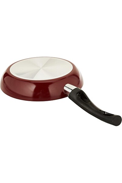 ROYALFORD Frying Pan, 22 cm - Aluminum Non-Stick with Glass Lid, Ergonomic Handle