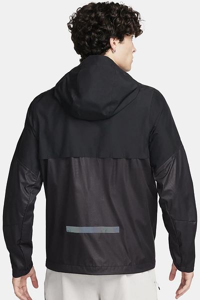 Nike Men's Aerogami Jacket - Storm Fit Division, Water Repellent, Hooded and Reflective Running and Hiking Ce