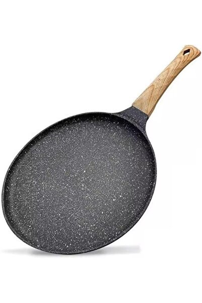 SKY TOUCH SKY-TOUCH 28CM Nonstick Skillets: Granite Coating Crepe Pan Tawa wi...