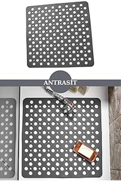 MAİN SHOP Αντιολισθητική καμπίνα μπάνιου και χαλάκι μπάνιου με βεντούζα 54 X 54 cm M-149
