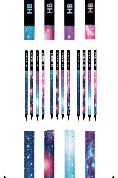 Adel Galaxy HB Blackline Pencil 12 Pcs