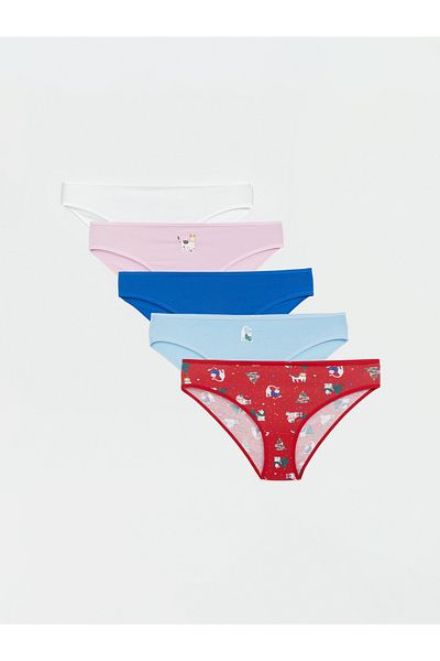 LC Waikiki Chiloți de bikini cu tematică de Anul Nou, pachet de 5