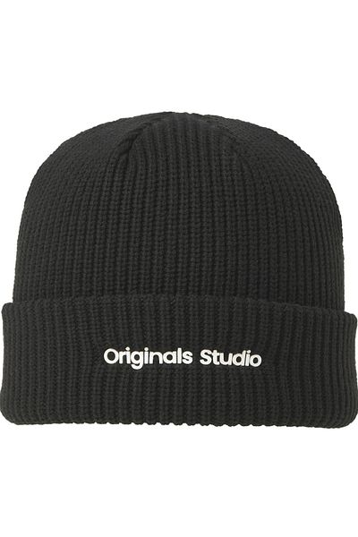 Jack & Jones Черна шапка Jacvesterbro Noos - 12261001