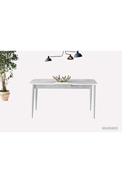 Sweet Home Masa Sandalye Ortadan Açılabilir Mdf  Yemek Masası, Mutfak Masası ( 70x120 CM )