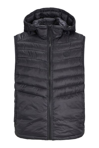 Jack & Jones Мъжки елек с качулка Jack&Jones черен - 12258452