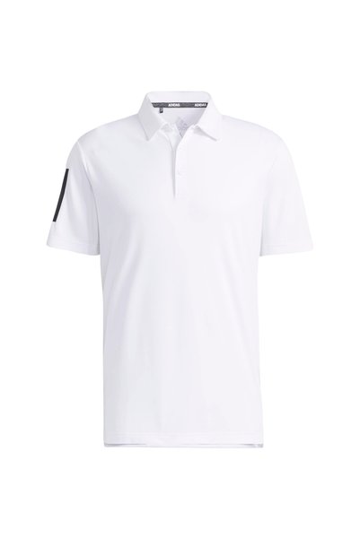 adidas Tričko adidas Polo Shirt 3-prúžkové Basic Polo Shirt, biele, pánske